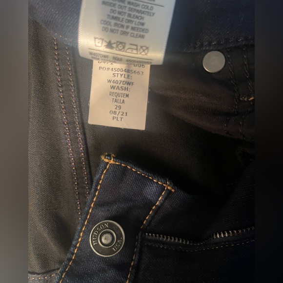 HUDSON Jeans Krista Requiem Super Skinny Jean Size 29 - Picture 10 of 12